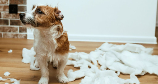 Dog Destroying Household Items